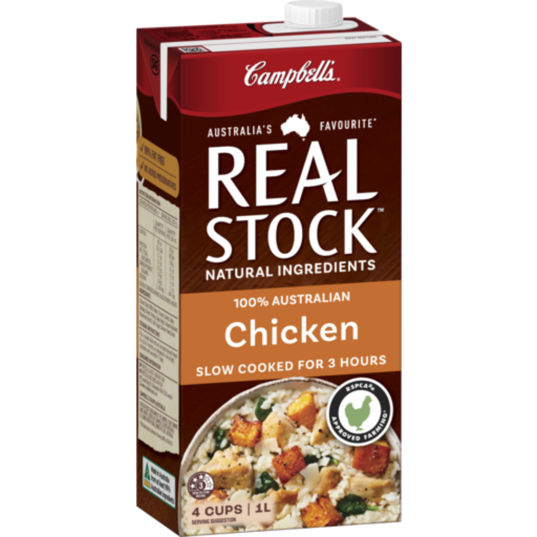 Campbells Real Stock Chicken 1L