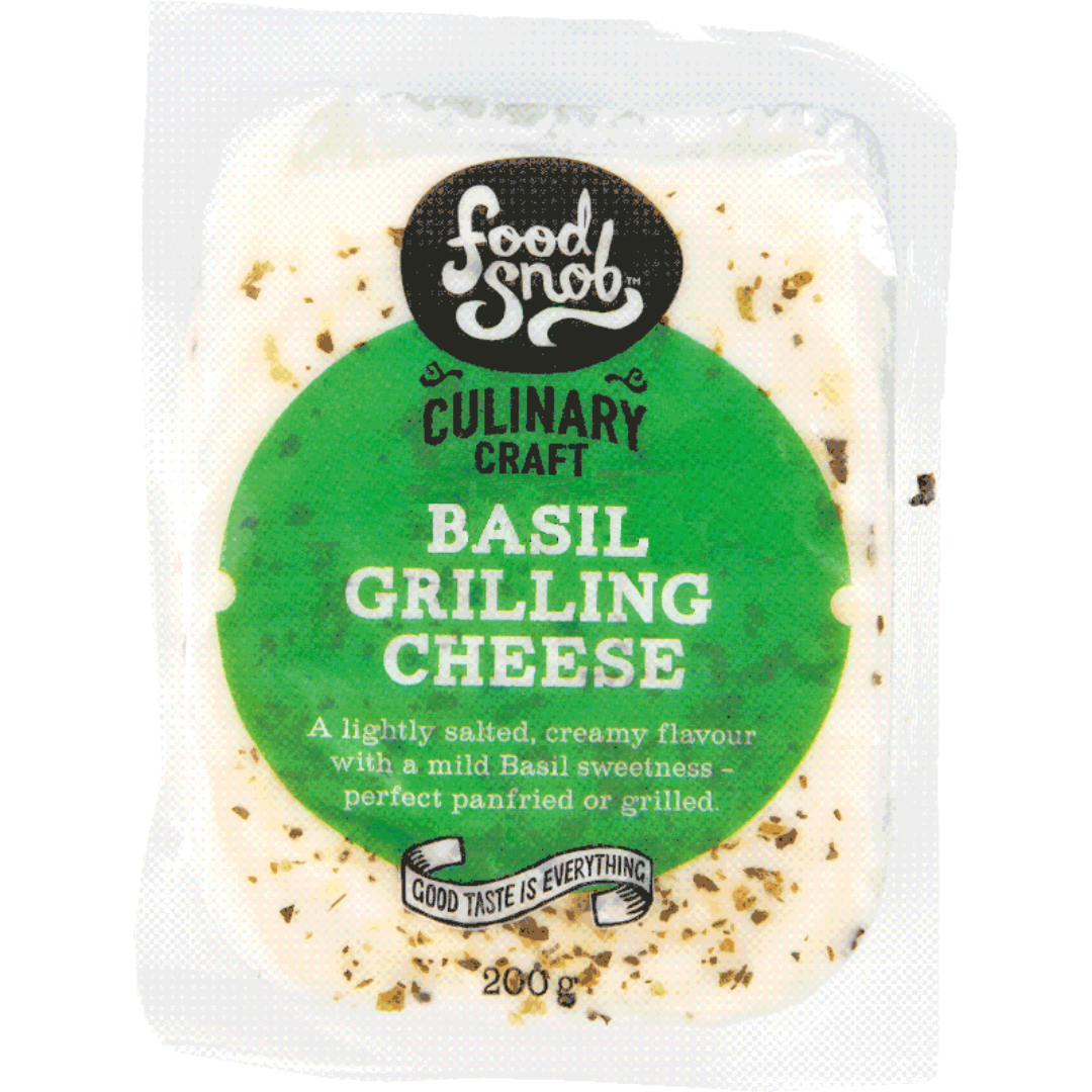 Food Snob Basil Grilling Cheese 200g