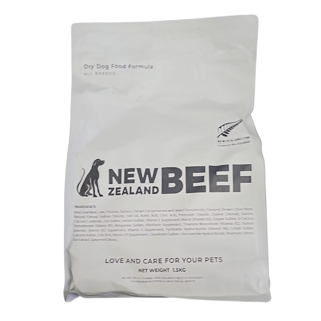 NZ Beef Dry Dog Food 1.5kg