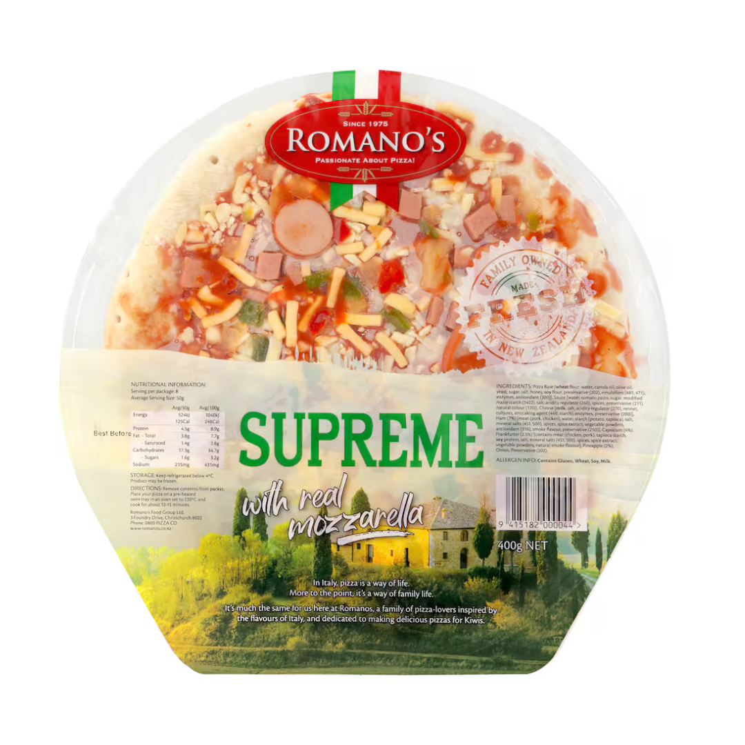 Romanos Pizza Supreme 400g