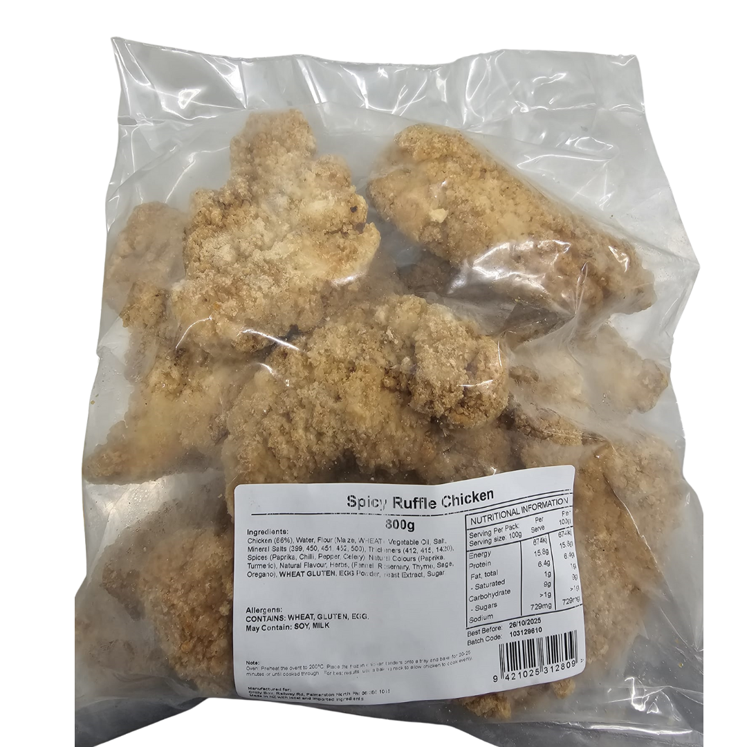 Tegel Spicy Ruffle Tenders 800g
