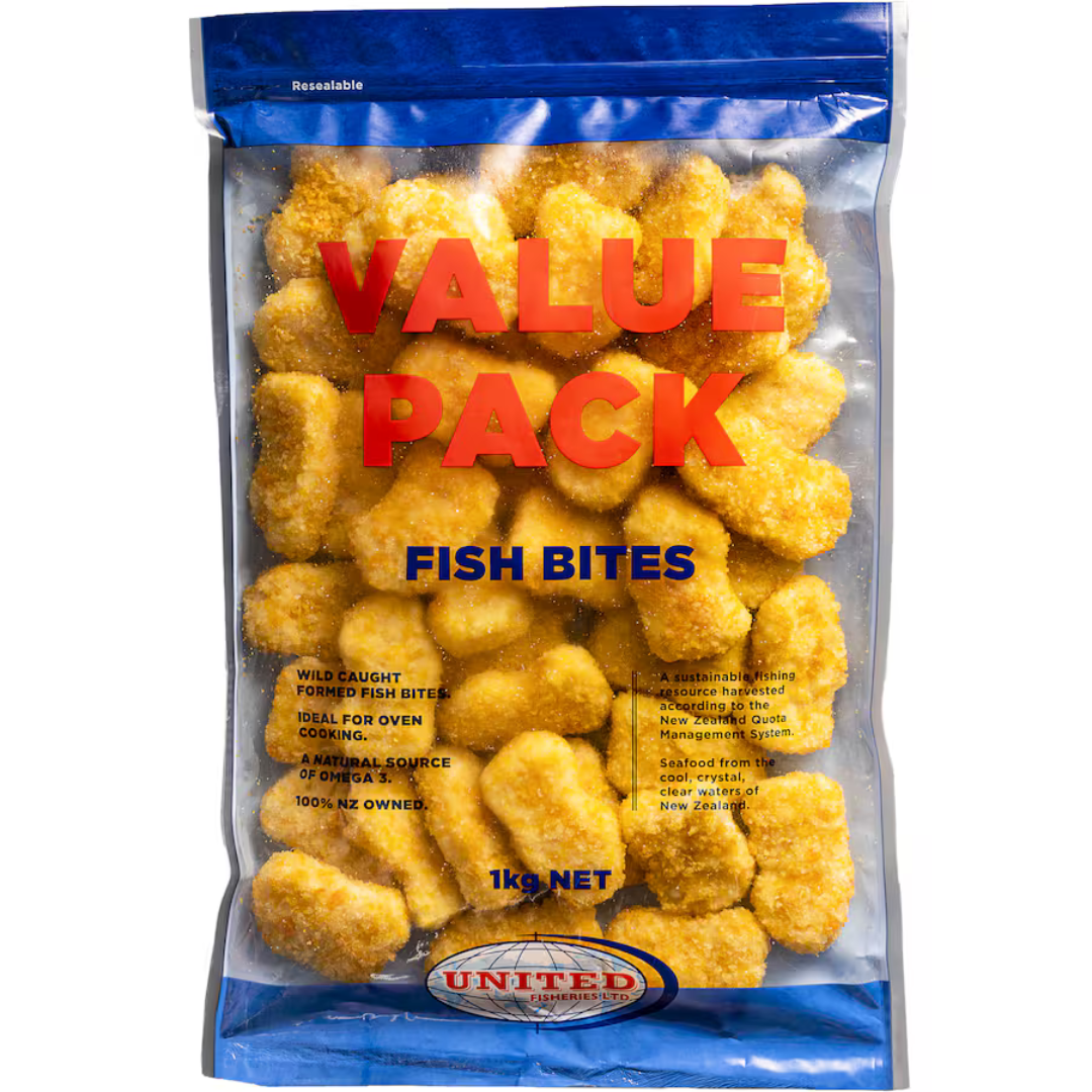 United Fisheries Fish Bites Value Pack 1kg