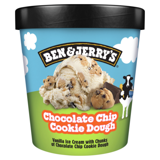 Ben & Jerrys Chocolate Chip Cookie Dough 436ml