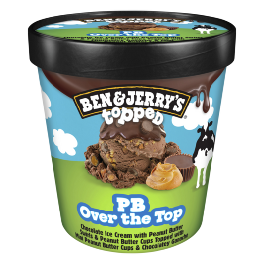 Ben & Jerrys PB Over the Top 436ml