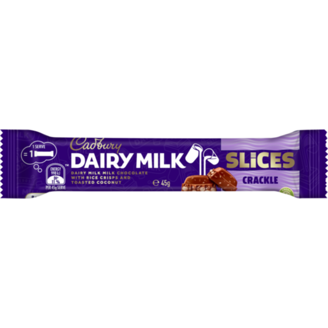 Cadbury Dairy Milk Chocolate Slices Crackle 45g