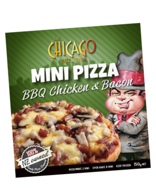 Chicago Mini Pizza BBQ Chicken & Bacon