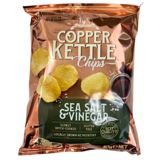 Copper Kettle Chips Sea Salt & Vinegar 40g