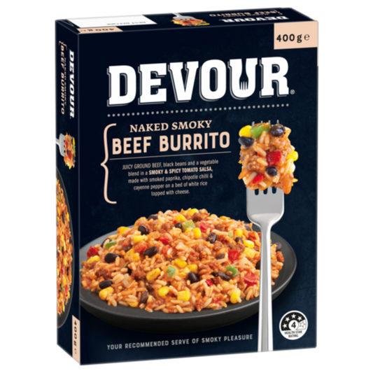 Devour Beef Burrito 400g