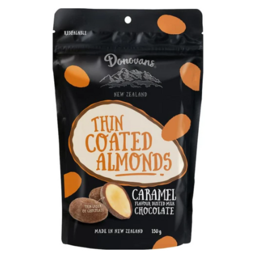 Donavan's Thin Coated Almonds 150g