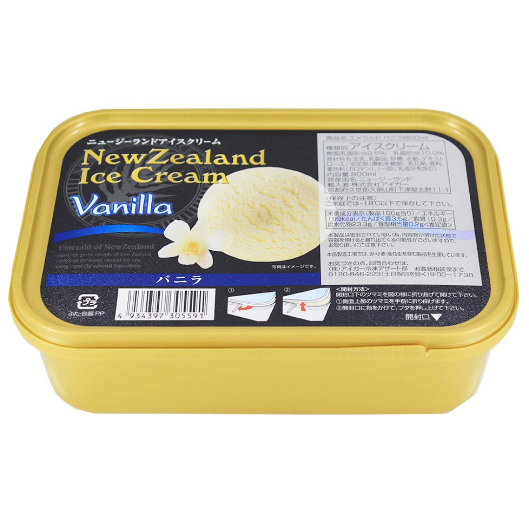 Eiger Ice Cream Vanilla 800ml