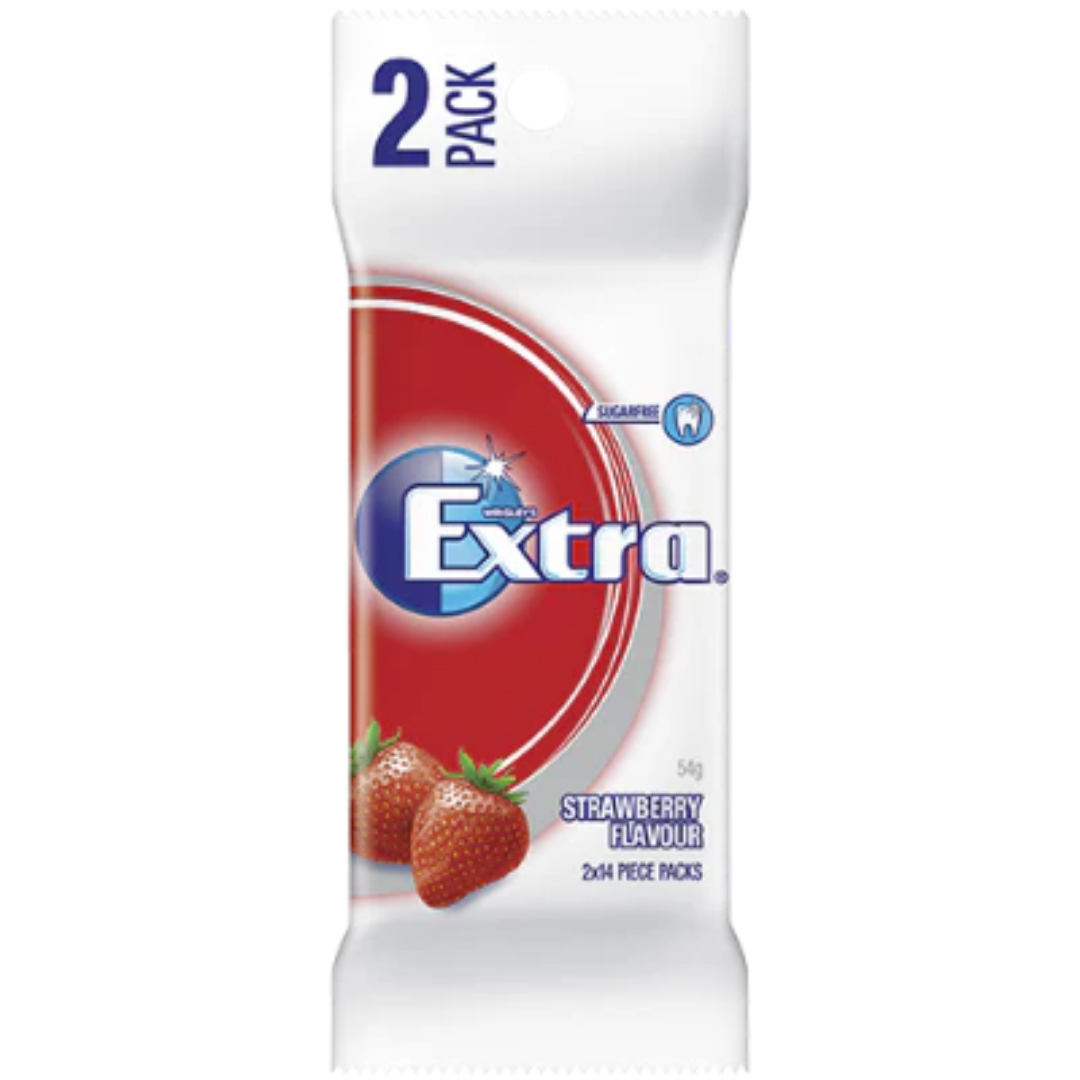 Extra Gum Strawberry 2pk