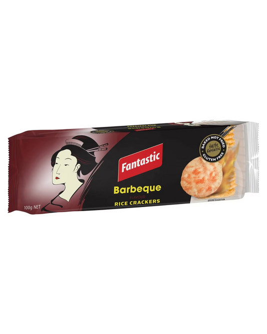 Fantastic Rice Crackers BBQ 100g
