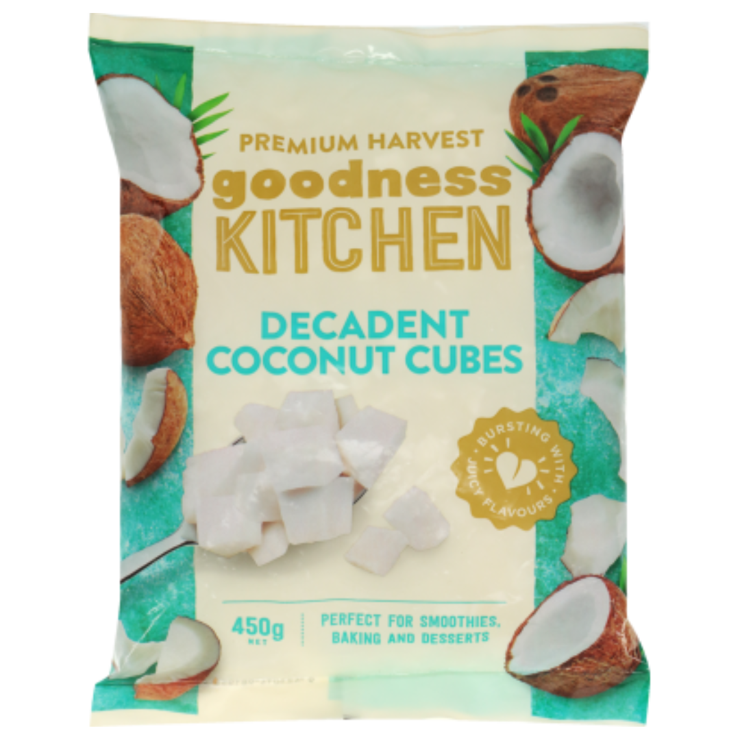 Goodness Kitchen Decadent Coconut Cubes 450g