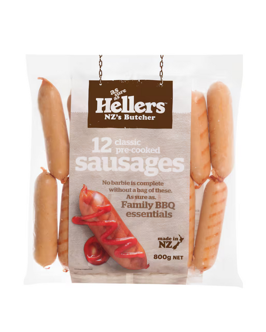 Hellers 12 Pre-cooked Sausages 800g