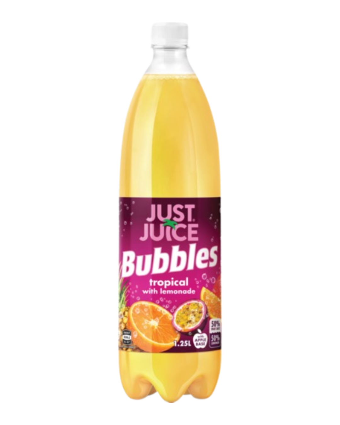Just Juice Bubbles Tropical 1.25L