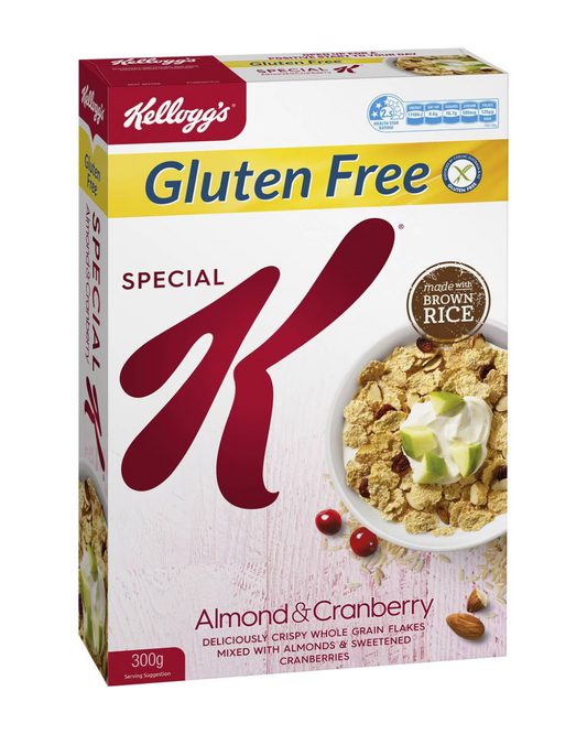 Kellogg's Special K GF Almond Cranberry Cereal 300g