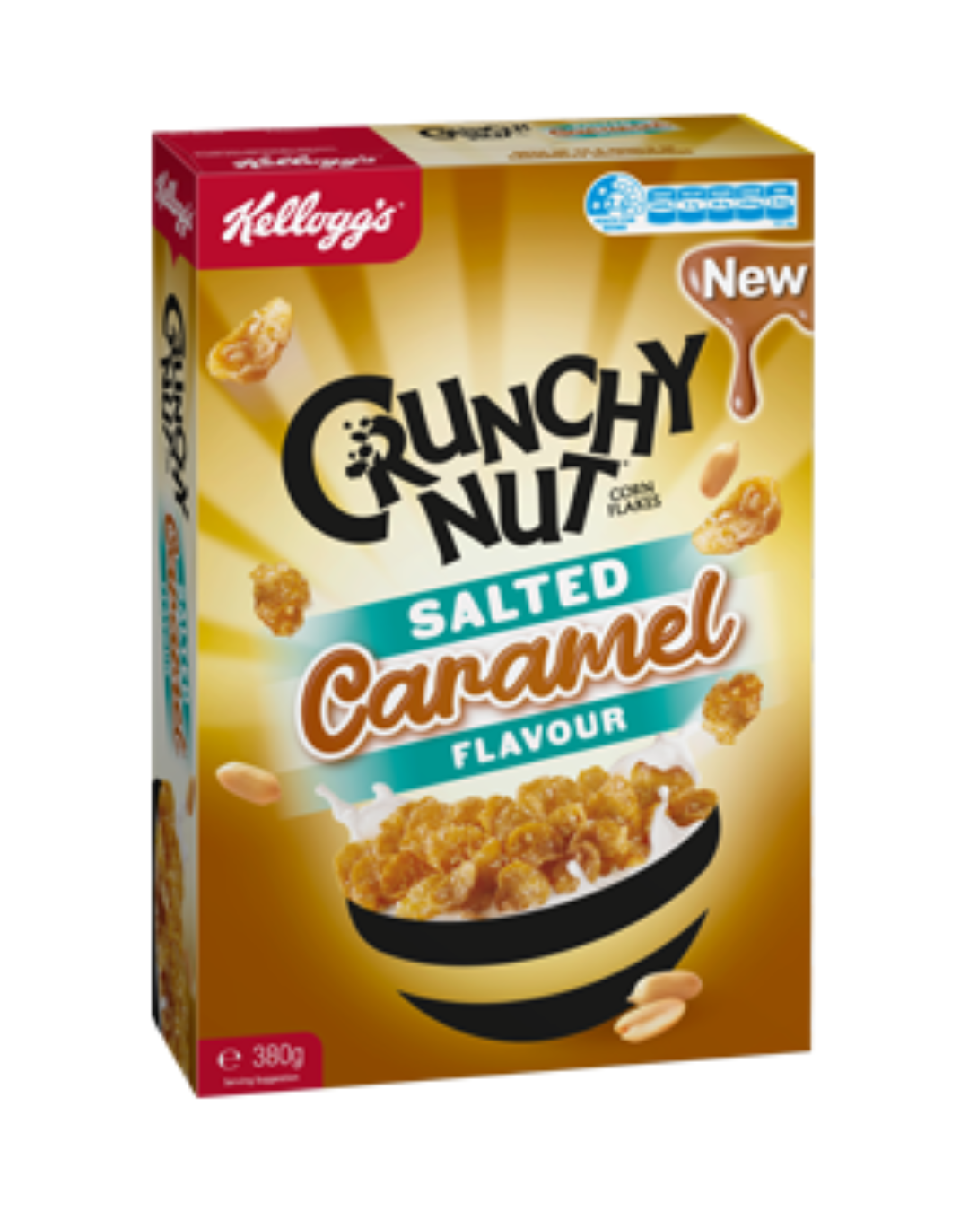 Kellogg's Crunchy Nut Salted Caramel Cereal 380g