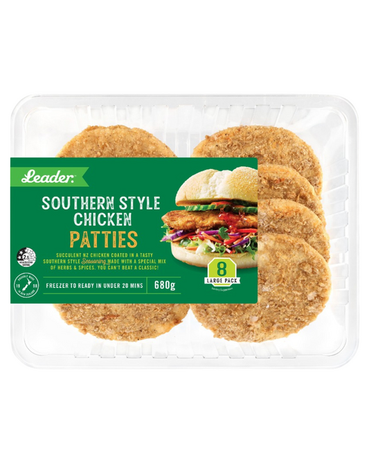 Leader 8pk Chicken Patties