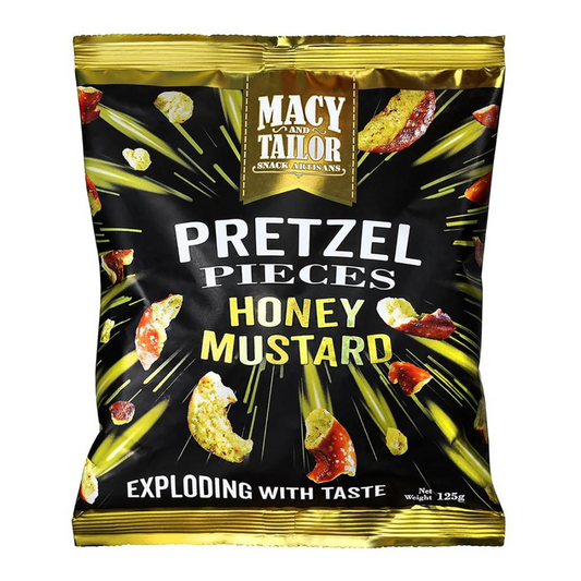 Macy & Tailor Pretzel Pieces Honey Mustard 125g