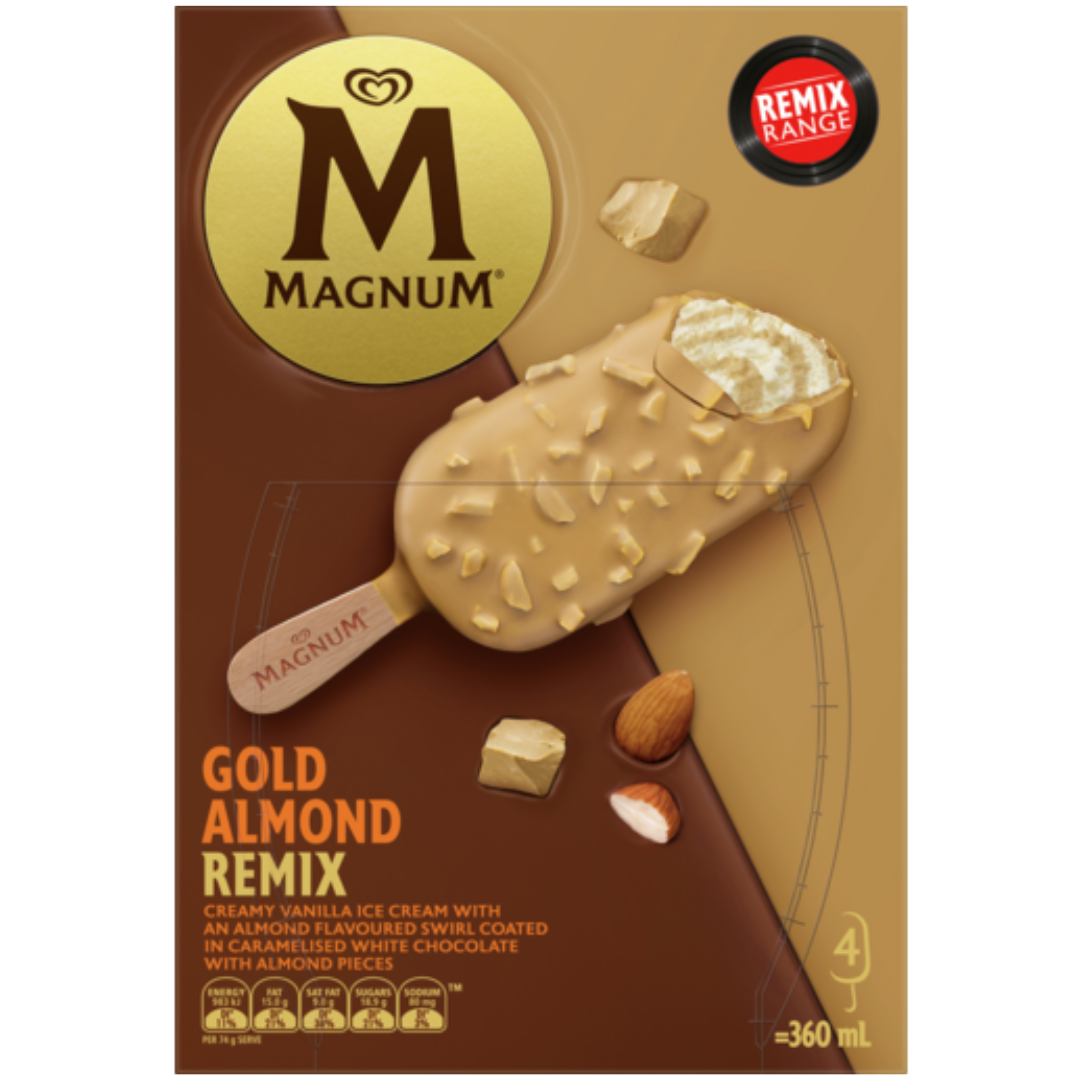 Magnum Gold Almond Remix 4pk