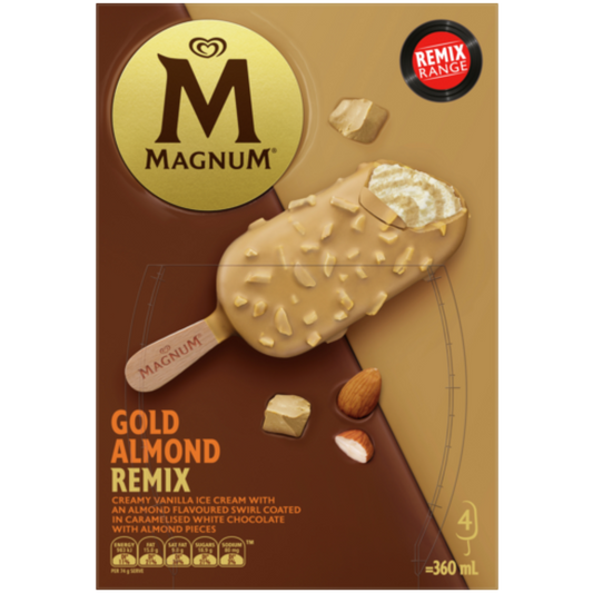 Magnum Gold Almond Remix 4pk