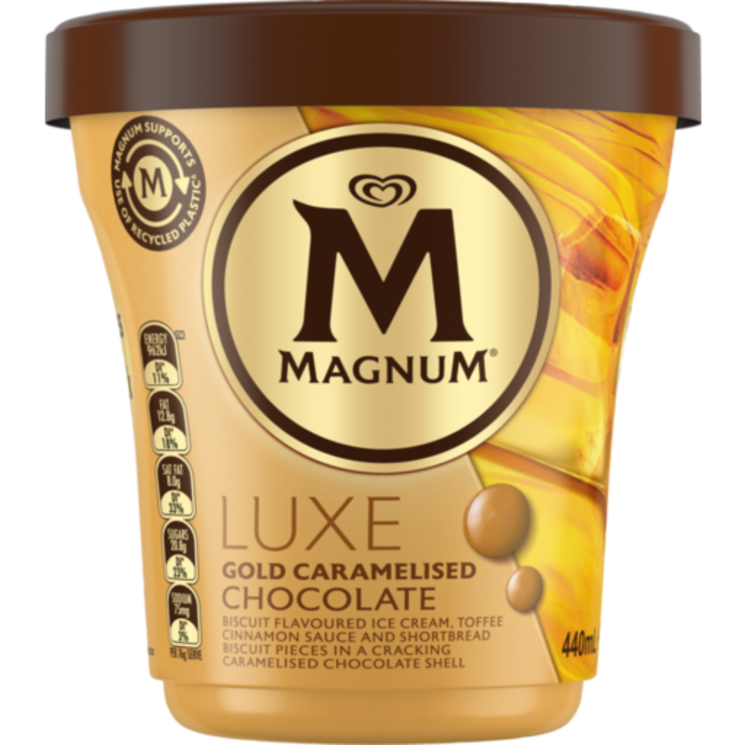 Magnum Luxe Gold Caramelised Chocolate 440ml