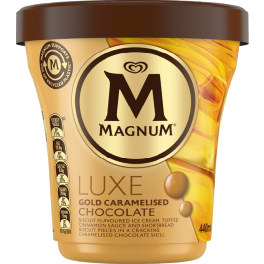 Magnum Luxe Gold Caramelised Chocolate 440ml