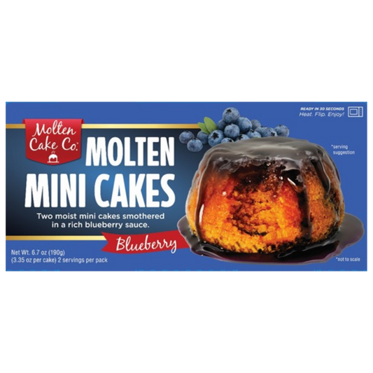 Molten Cake Co. Molten Mini Cakes Blueberry 2pk