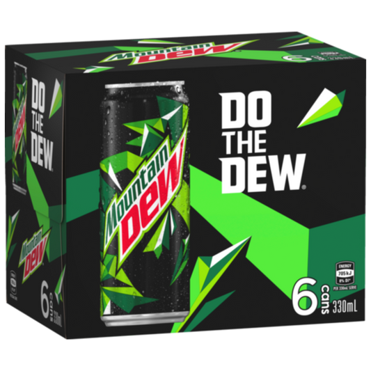 Mountain Dew 330ml x 6pk