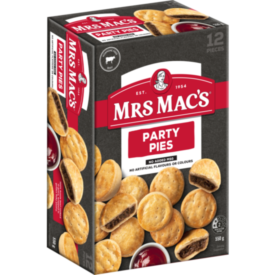 Mrs Mac's Party Pies 12pk