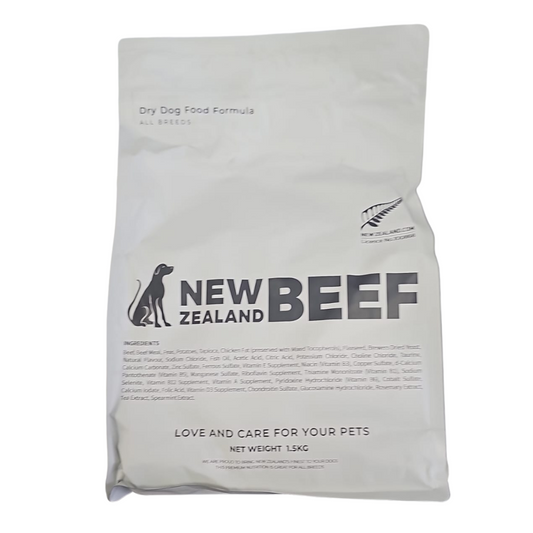 NZ Beef Dry Dog Food 1.5kg