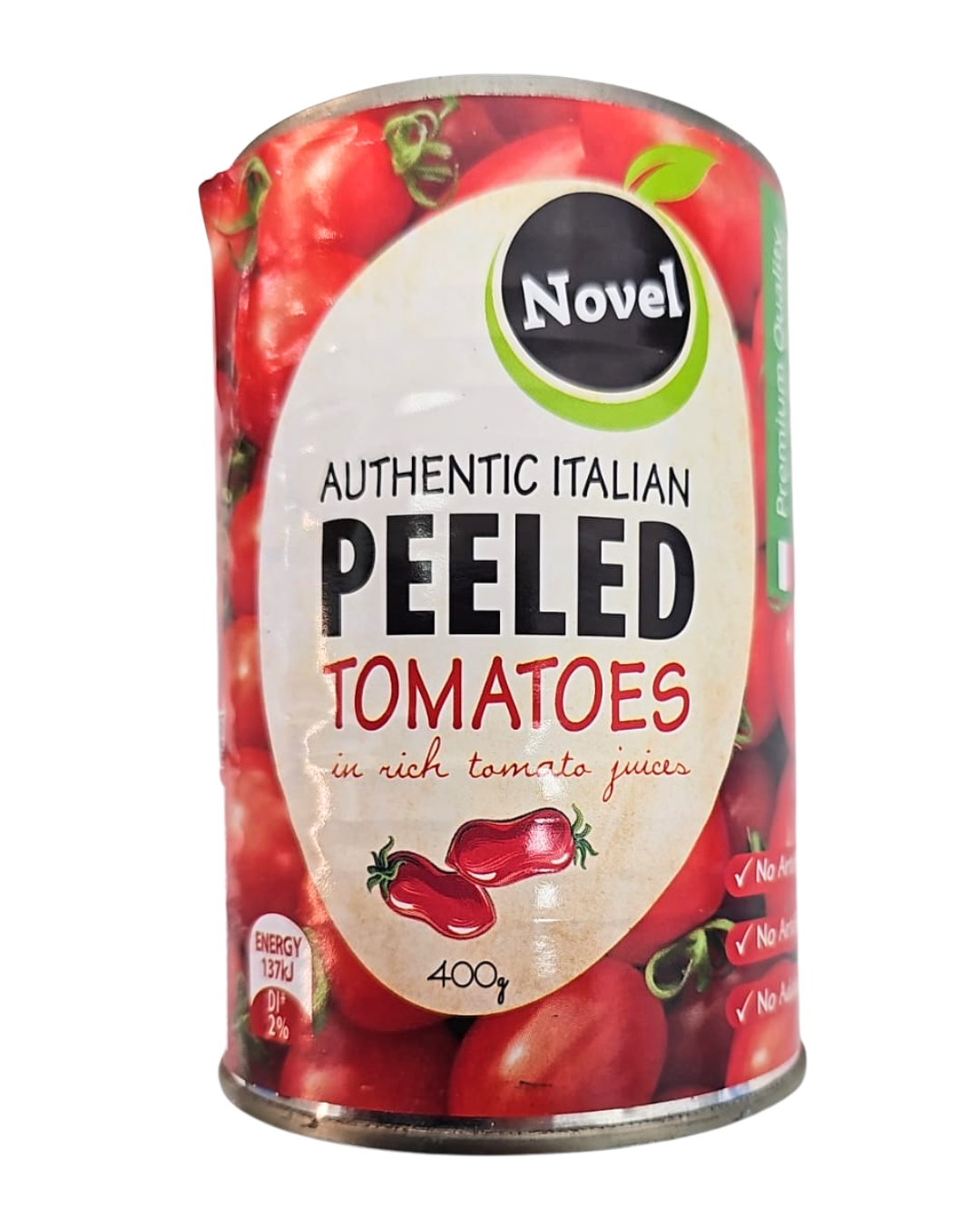 Novel Peeled Tomatoes 400g