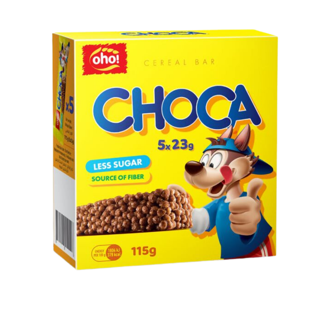 Oho Cereal Bar Choca 5pk