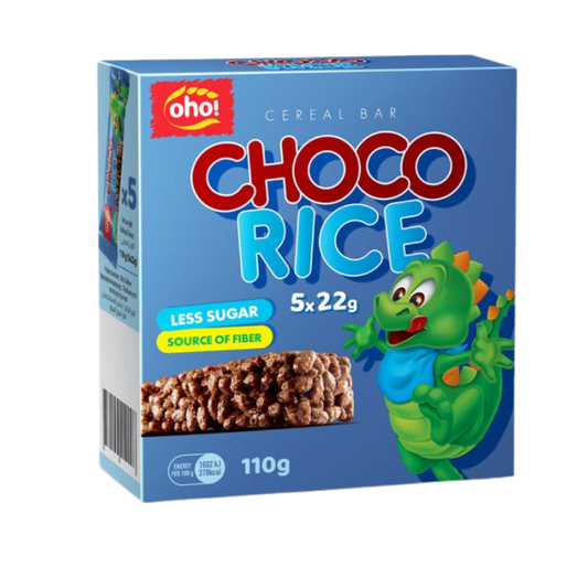 Oho Cereal Bar Choco Rice 5pk