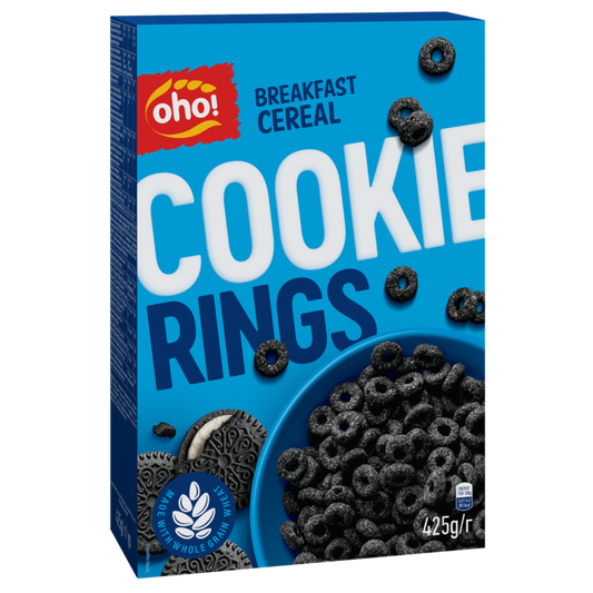 Oho Cereal Cookie Rings 425g