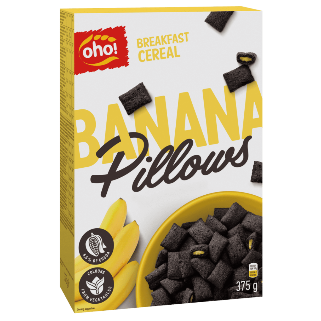 Oho Cereal Pillow Banana 375g