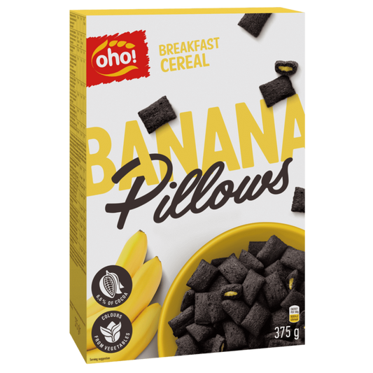 Oho Cereal Pillow Banana 375g