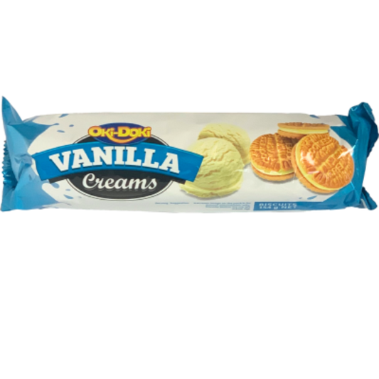 Oki Doki Cream Biscuit Vanilla 150g