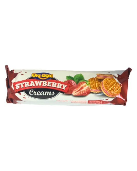 Oki Doki Strawberry Creams 200g