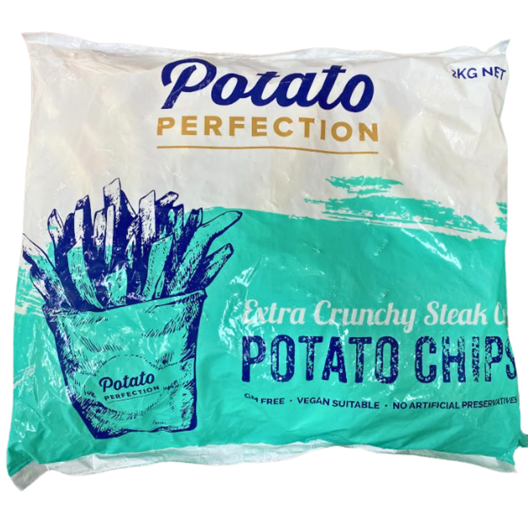 Potato Perfection Extra Crunchy Steak Cut Potato Chips 2kg