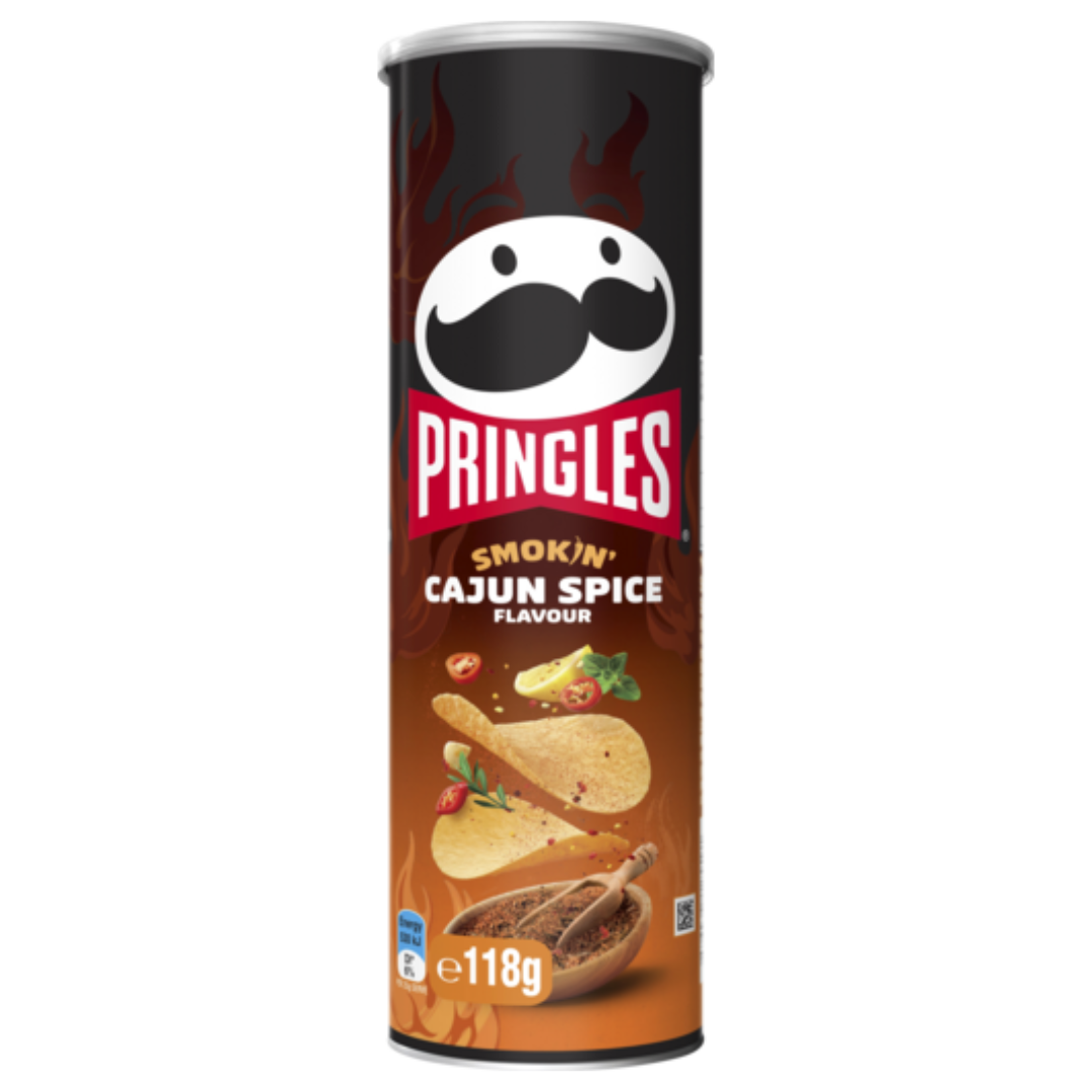 Pringles Smokin' Cajun Spice Flavour 118g