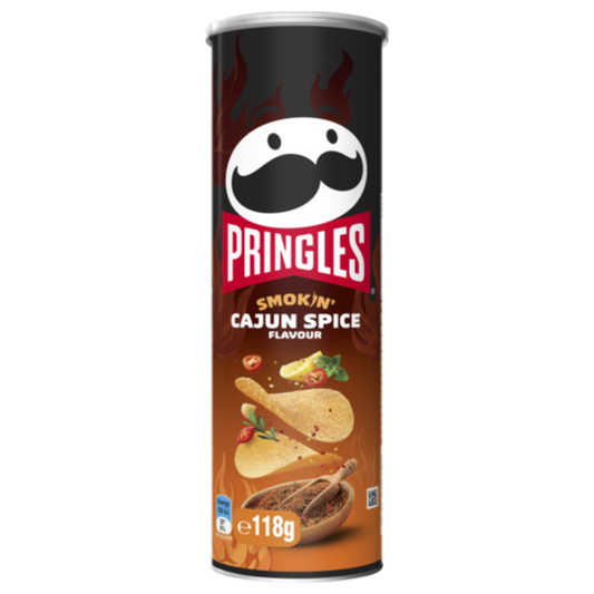 Pringles Smokin' Cajun Spice Flavour 118g