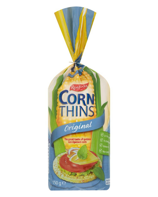 RealFoods Corn Thins Original 150g