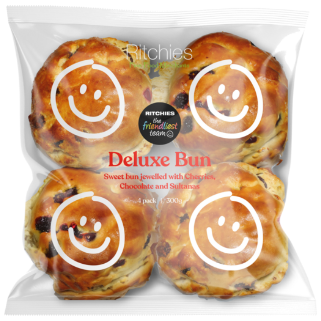 Ritchies Deluxe Bun 4pk