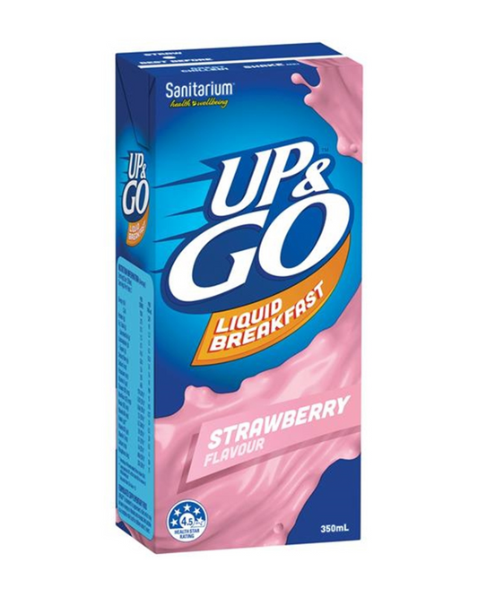 Sanitarium Up & Go Strawberry 350mL