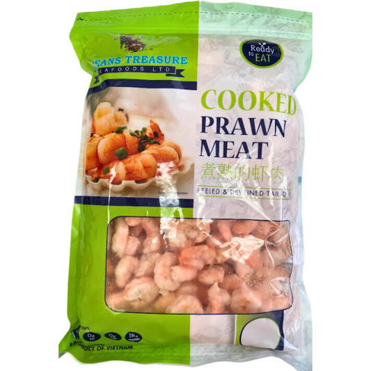 Sea Treasure Cooked Peeled and Deveined Tail-Off Prawn Meat 800g