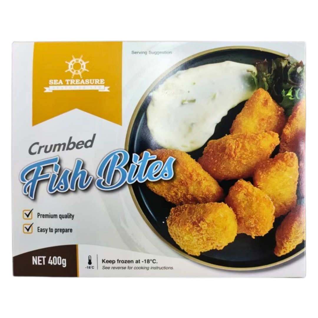 Sea Treasure Crumbed Fish Bites 400g