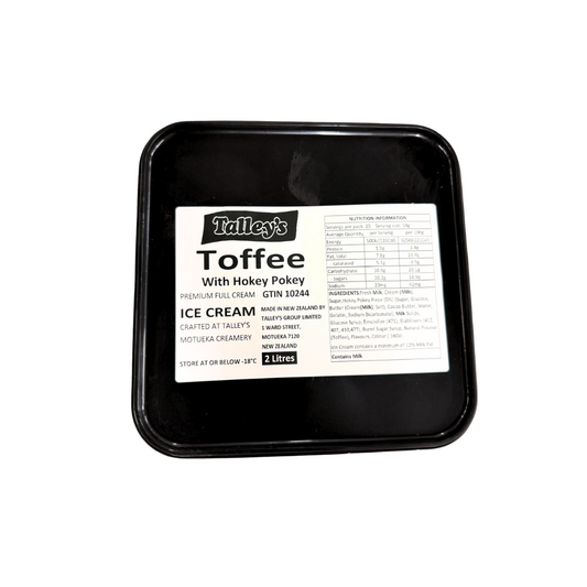 Talley's Toffee Ice Cream 2L