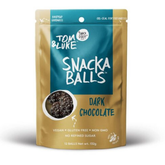 Tom & Luke Snacka Balls Dark Chocolate 132g