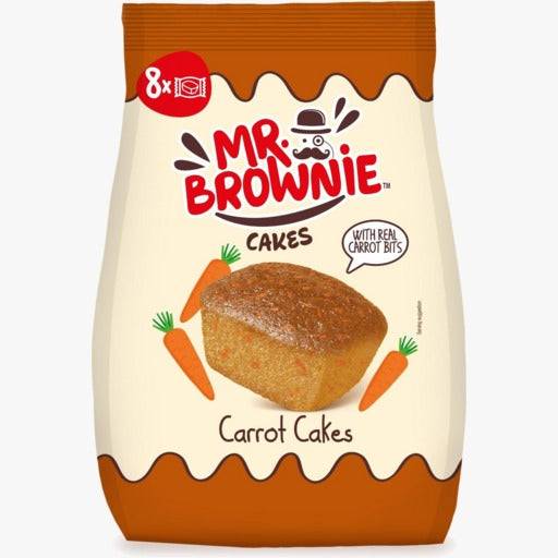 Mr. Brownie Carrot Cakes 8pk